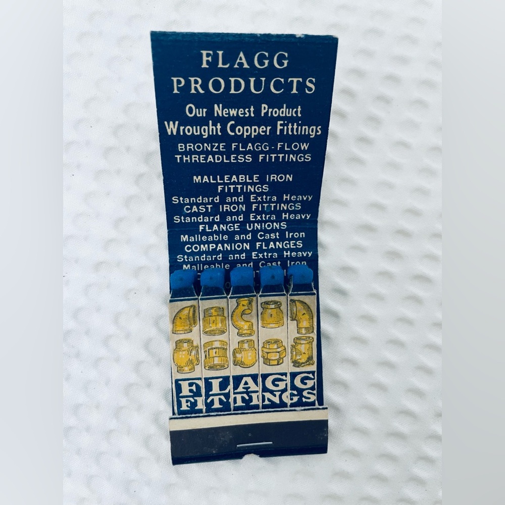matchbook FLAGG Fittings full unstruck feature matchbox 15 strike